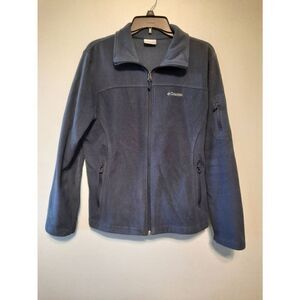 Columbia Size L Blue Fleece Jacket